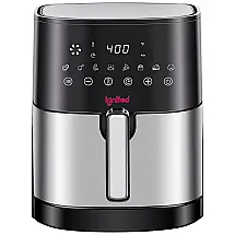Fritadeira Elétrica AirFryer 7L com Painel Digital e Cesta Antiaderente, 1700W, 110V, IGNITED IGA45, Cinza