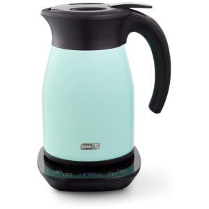 Chaleira Elétrica DASH Rapid Boil - 1.7L, Isolamento Térmico, Desligamento Automático, Base 360° Sem Fio, Verde