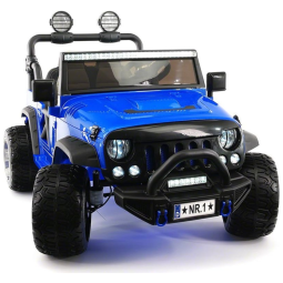 Carro, Carrinho Elétrico para Crianças, 2 Assentos, com MP3, Bluetooth e Controle Remoto, MODERN KIDS, Azul