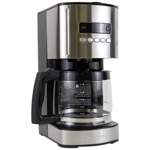 Cafeteira Elétrica Programável até 12 Xícaras, Aço Inoxidável, 650W, 110v, KENMORE 00840704, Preto