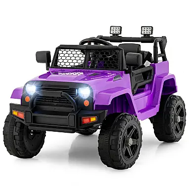 Caminhão Elétrico Infantil OLAKIDS Roxo