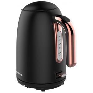 Chaleira Elétrica Evoloop 1.7L em Aço Inoxidável com Desligamento Automático e Proteção Contra Fervura, 110V, Preta