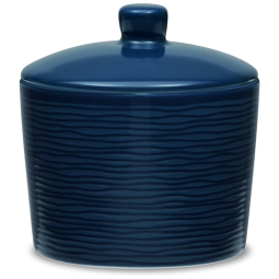 Açucareiro de Cerâmica com Estilo Clássico e Capacidade de 155 gramas, Noritake, Azul Marinho