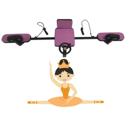 Aparelho para Alongamento e Treino em Casa para Pernas, até 150 kg, ZVZVO, Rosa