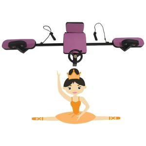 Aparelho para Alongamento e Treino em Casa para Pernas, até 150 kg, ZVZVO, Rosa