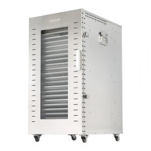Desidratador de Alimentos Comercial 22 Bandejas 2500W 110V Capacidade 3,5m² para Frutas e Carnes