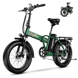 Bicicleta Elétrica Dobrável bluebiko F6B com Motor Brushless 750W (Pico 1000W), Bateria Removível 48V 20Ah, Freios a Disco Duplos e Sistema