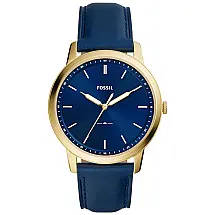 Relógio Masculino Analógico Automático, Couro, FOSSIL FS5789, Azul