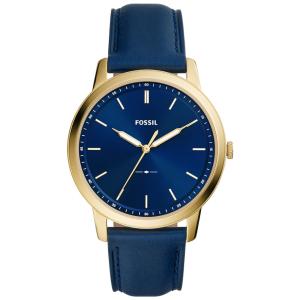 Relógio Masculino Analógico Automático, Couro, FOSSIL FS5789, Azul