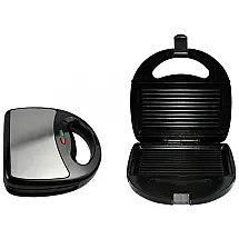 Sanduicheira Antiaderente 750W, preta, 110v, NAFE, Preto