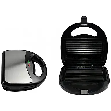 Sanduicheira Antiaderente 750W, preta, 110v,
