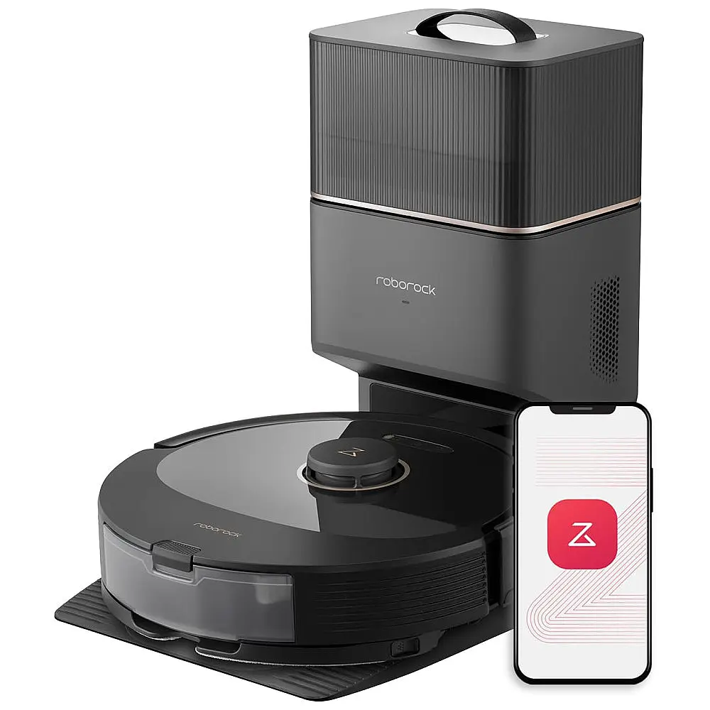 Aspirador Robô e Esfregão Roborock Q8 Max, Autolimpeza, Limpeza sem Esforço por até 7 Semanas, Esquiva de Obstáculos, Sucção de 5500 Pa