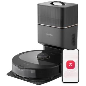 Aspirador Robô e Esfregão Roborock Q8 Max, Autolimpeza, Limpeza sem Esforço por até 7 Semanas, Esquiva de Obstáculos, Sucção de 5500 Pa