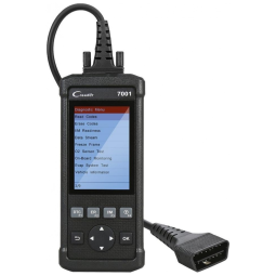 Scanner Automotivo Diagnóstico OBD2 com Atualização via USB, LAUNCH Creader 7001F, Preto