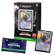 Magic The Gathering Commander Masters Deck com 100 Cartas, 2 Cartas Colecionador e Acessórios para Jogadores de 13 Anos ou Mais