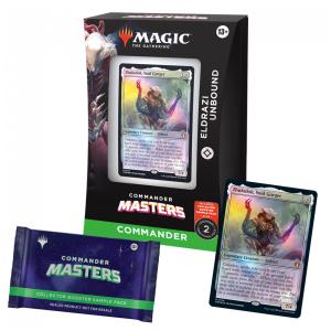 Magic The Gathering Commander Masters Deck com 100 Cartas, 2 Cartas Colecionador e Acessórios para Jogadores de 13 Anos ou Mais