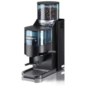 Moedor de Café Elétrico 55 Níveis de Moagem até 500g Aço Inoxidável, 166W, 110v, RANCILIO Rocky, Preto
