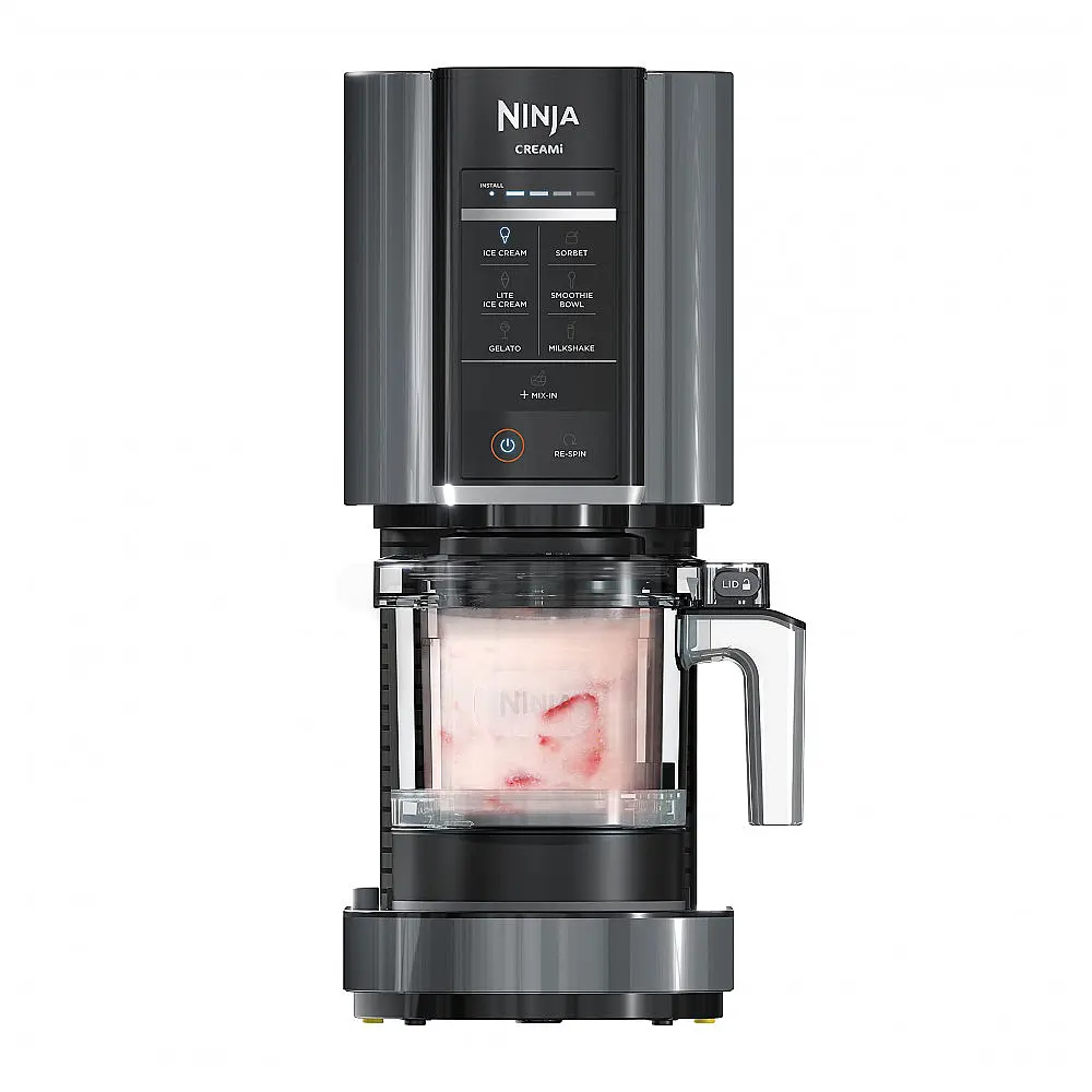 Sorveteira Ninja NC299AMZ CREAMi 7-em-1 Tecnologia Creamify Preta 120V