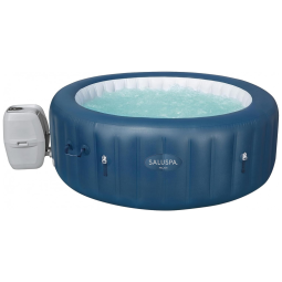 Spa Inflável Hidromassagem para 2 a 6 Pessoas Externa com 140 Jatos Calmantes e Controle de APP, Bestway SaluSpa, Azul