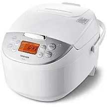 Panela elétrica de arroz, 1 L, branco, TOSHIBA TRCS01, Branco