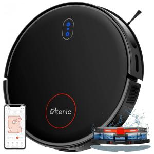 Aspirador de Pó Robô Ultenic D6s com Conexão WI FI, 110V, Preto