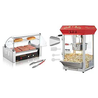 Kit 2-em-1 Máquina de Pipoca