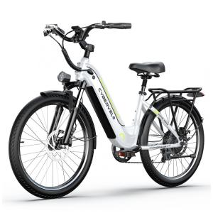 Bicicleta Elétrica Cybervelo 1000 Peak para Adultos, Autonomia de até 80 Milhas com Bateria Removível, E-Bike Elétrica de 26 Polegadas com 7