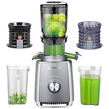 Centrifuga de Frutas com Função Reversa e Alto Rendimento, 110V, AMZCHEF, Verde Claro