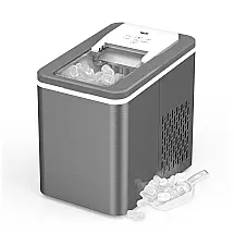 Máquina de Gelo Automática Portátil até 12kg, 24H, 110v, VECYS, Cinza
