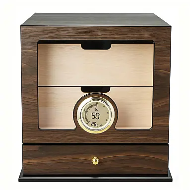Humidor Cigarol Marrom Cedro Espanhol