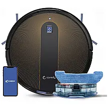 Aspirador de Pó Robô 2200Pa, Capacidade 600 mL, Recarregável, COREDY R750, Preto
