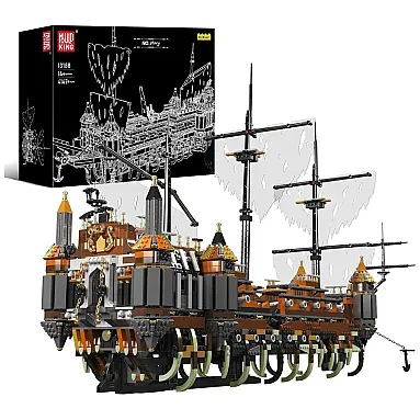 Kit de Construção Navio Pirata