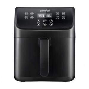 Fritadeira Elétrica AirFryer 5.5L com Painel Digital e Cesto Antiaderente, , , 110v, COMFEE CFY55T6ABB, Preto