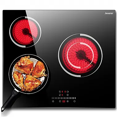 Cooktop elétrico vitrocerâmico 61cm 3