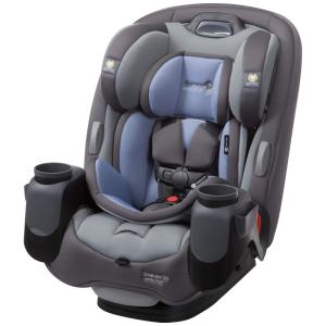 Cadeira de Bebê para Carro Safety 1st Grow Tudo em Um para 2 a 45 kg, Cinza e Azul