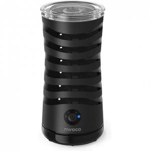 Miroco Batedor de leite, Fabricante de espuma macia Electric Steamer para espuma de leite quente e fria