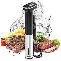Termocirculador Elétrico Ultra Silencioso e Controle de Temperatura, 1100W, 110v, OOIIOR, Preto