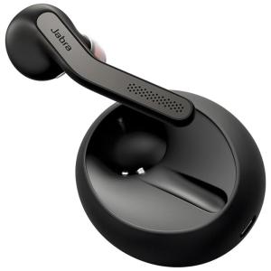 Jabra 100 98200900 02 Fone de ouvido sem Fio Headset Bluetooth para Chamadas com Microfone, Preto