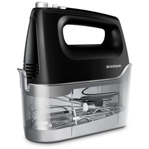 SHARDOR Batedeira de Mão com 6 Velocidades e 5 Acessórios, Aço Inoxidável, 110V 250W, Preta