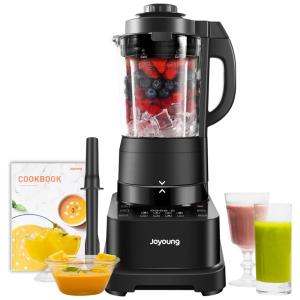 Liquidificador Profissional de 1.7L com Jarra de Vidro e Painel de Controle Digital, 1200W, 110v, JOYOUNG L18 P552U, Preto