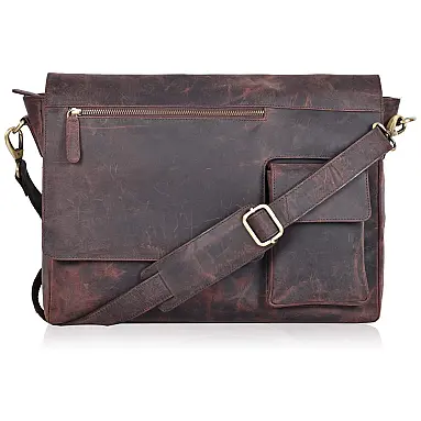 Bolsa Maleta de Couro Unissex