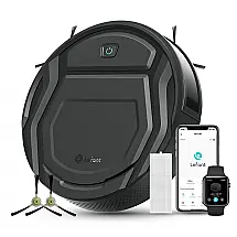 Aspirador de Pó Robô 2 em 1 com Esfregão Controlado por APP e Sucção Forte 2000PA, 110V, Lefant M210B, Preto