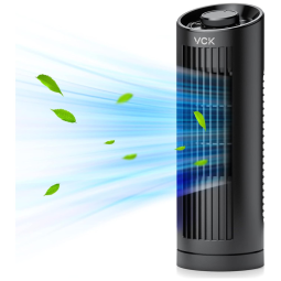 Ventilador de Torre com 3 Velocidades, Controle Remoto, Tela LED e Desligamento Automático, 110v, GRELIFE, Cinza