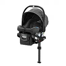 Cadeirinha Graco SnugRide DLX Preta com Perna de Apoio Recém-nascido a 13,6 kg