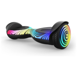 Hoverboard com Luz LED, Velocidade de 16 km/h e Alcance até 11 km, para Crianças e Adolescentes, 110V, Jetson JJBEATBLK, Preto