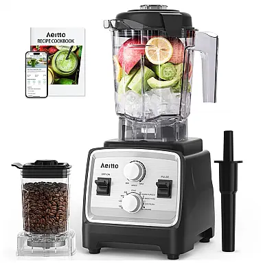Liquidificador Aeitto Prata 1800W 2-em-1