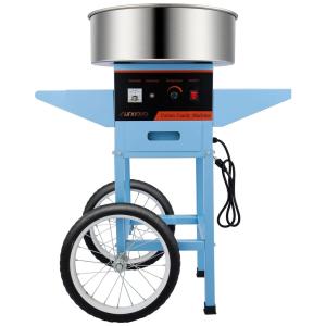 Máquina de Algodão Doce Elétrica com Carrinho, 1030W, 110v, RYFT, Azul