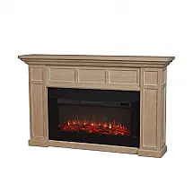Lareira Elétrica Real Flame 190x116cm 1500W Chamas 6 Cores Controle Remoto 110V