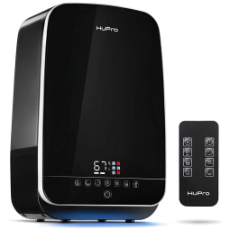 Umidificador Ultrassônico Portátil 5.5L, com Desligamento Automático, Silencioso, 110v, HUPRO 773, 2021, Preto