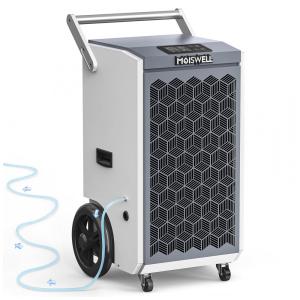 Desumidificador Comercial de 123 litros com Bomba e Mangueira de Drenagem para Porões, Desumidificador de Grau Comercial Resistente,Moiswell